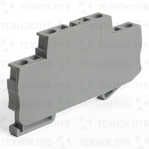 Торцевая заглушка для ЗНИ LD555  2,5мм (LD563-1-25) серый  STEKKER
