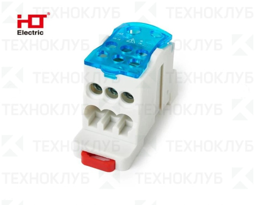 Распред-ный блок РБ-125 (1х35/1х16+6x16) 125А DIN  HLT