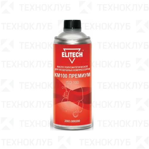Масло для компресоров Elitech КМ 100  0,45 л ж/б полусинтетика