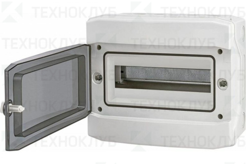 Щит ЩРН пласт. 12м прозр. IP65 259х319х144 Unix65  EKF