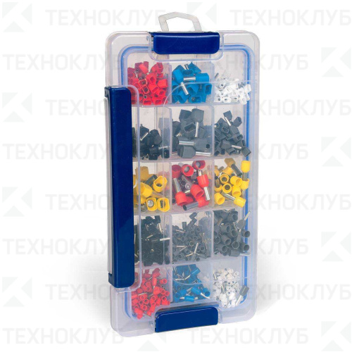 Набор наконечник штыревой втулочный изол. №8 НШВИ и НШВИ(2) (0,5/0,75/1,0/1,5/2,5/4,0/6,0/10)  КВТ