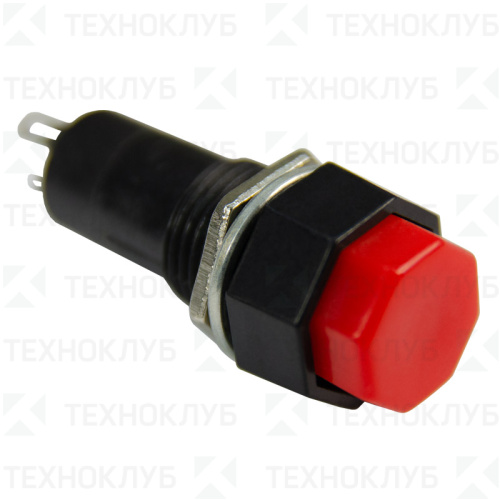 Кнопка YL232-04 d11мм многогранная красная 1НО  Энергия