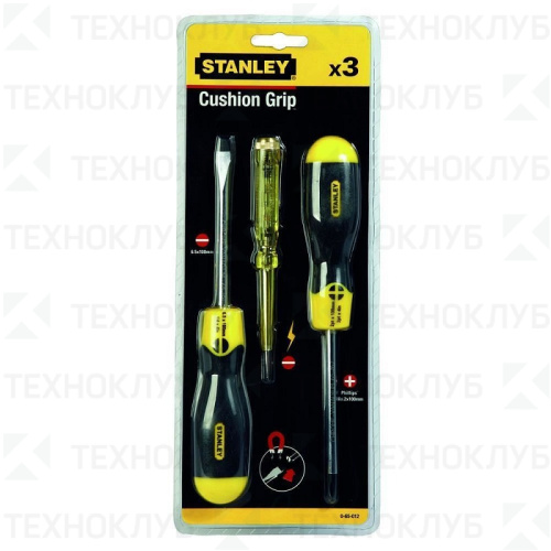Набор отверток Stanley Cushiongrip 3 шт.