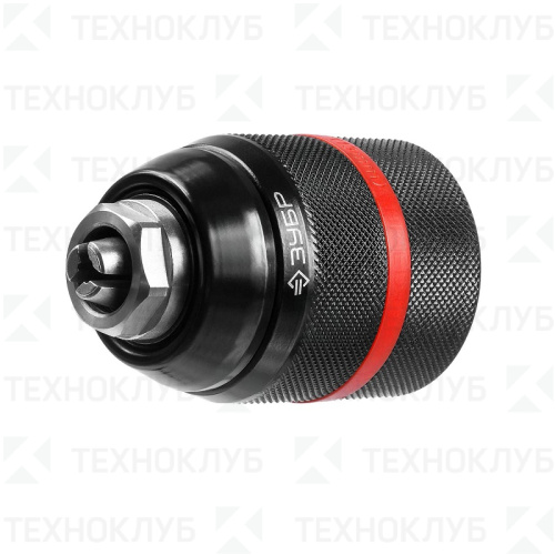 Патрон  ЗУБР 13-1/2 БЗП с фиксатором