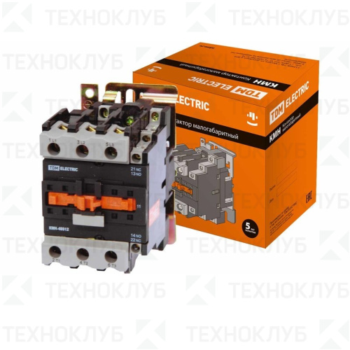 Контактор  80А 220В 1НО+1НЗ КМН-48012  TDM
