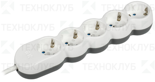 Удлинитель 5*  1.5м с/з 3х1.5мм2 16А/250В UNO IEK