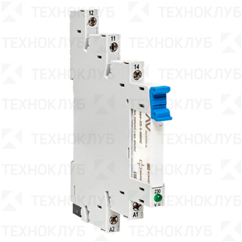 Реле промежуточное в сборе 1 контакт  6А 230V AC (РП slim 23/1)  EKF