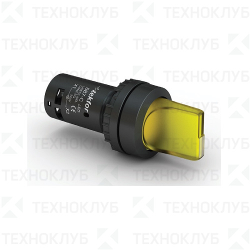 Переключатель с ключом d22мм 2 положения с фиксацией (черный) 1НО+1НЗ  SB7-CG25  IP40  Tekfor