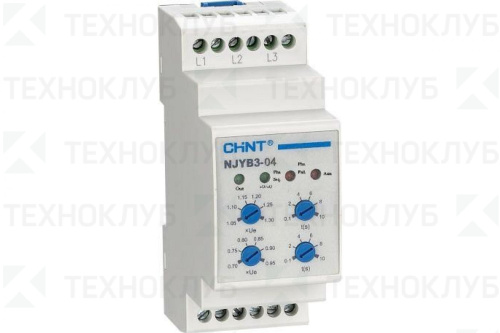 Реле контроль фаз NJYB3-8 AC380V  CHINT