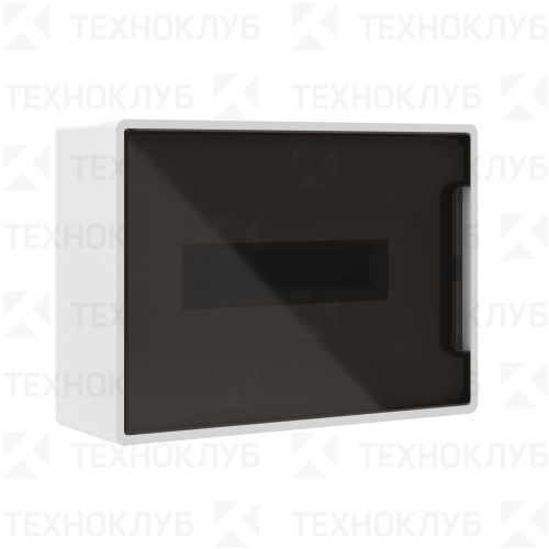 Щит ЩРН пласт. 12м черн.прозр. IP40 225х312х102 (FRAME)  DKC
