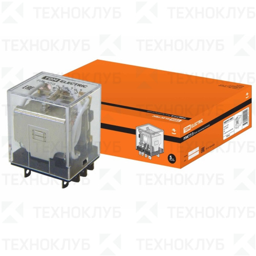 Реле промежуточное 3 контакта 10А 230V AC (РЭК77/3)  TDM
