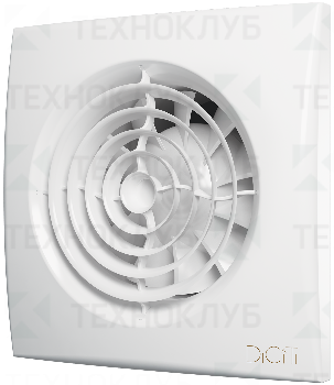 Вентилятор 100 белый (подшипник, обр.клапан) AURA 4C  DiCiTi