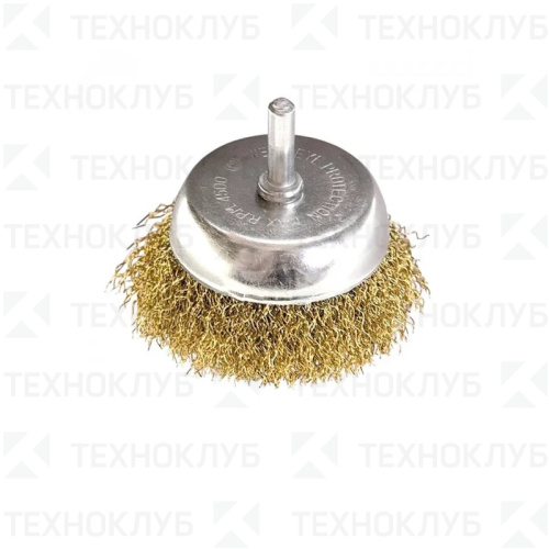 Щетка Elitech для дрели d  50 мм чашеобразная латунь
