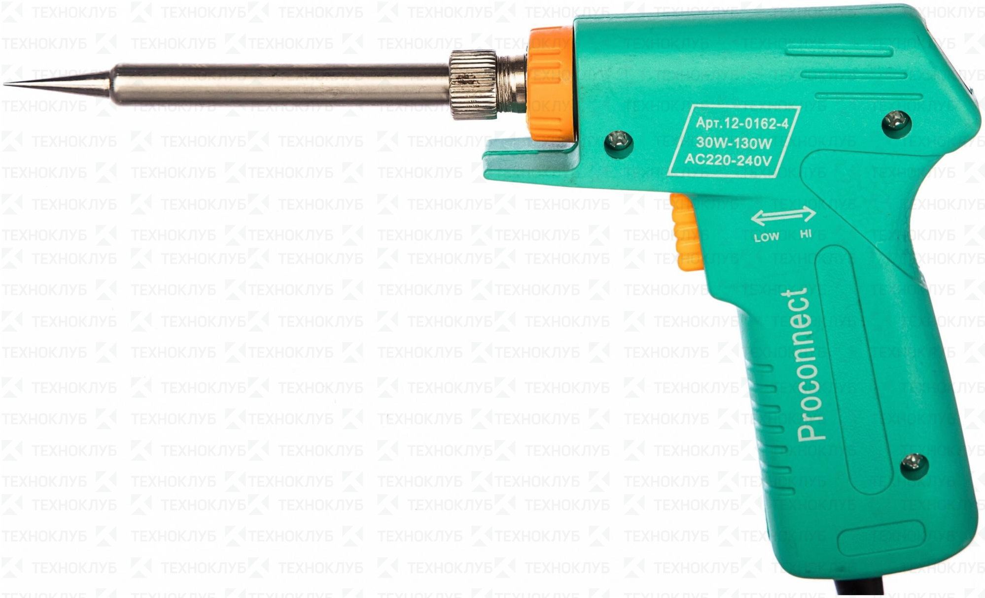 Паяльник-пистолет импульсный 220В 30-130Вт PROconnect — купить в ...