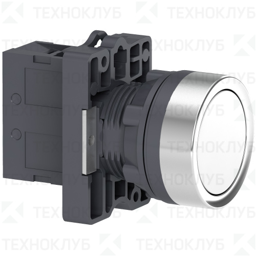 Кнопка XA2 d22мм (белая) без фиксации, 1НO  Schneider Electric