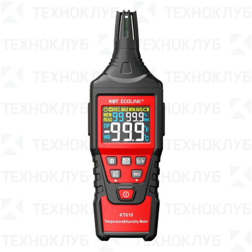 Термогигрометр КТ 618 (температура, влажность, точка росы)  КВТ