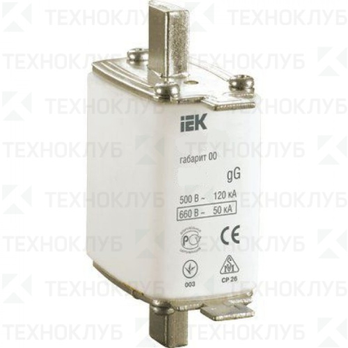 Предохранитель ППНН-33 габ.  00  80А IEK