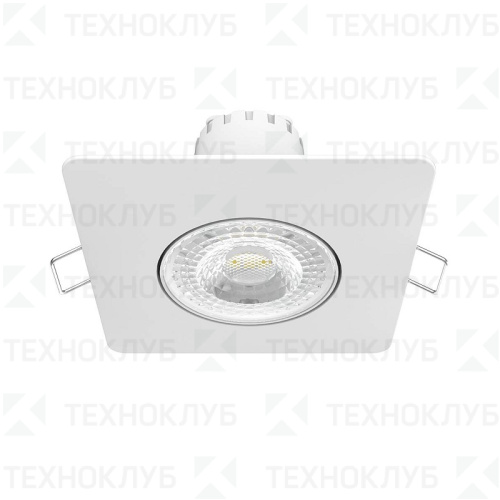 Светильник LED downlight  6W 4100K квадрат Gauss поворот.