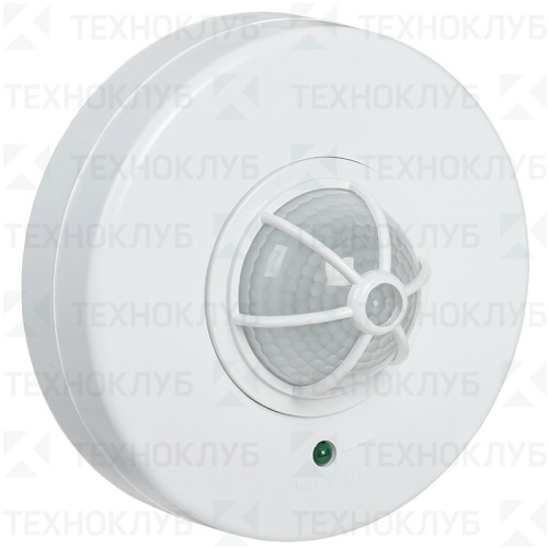 Датчик движ. ДД-024B 360*/1100Вт/6м бел IEK