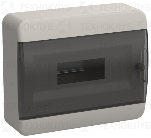 Щит ЩРН пласт. 12м черн.прозр. IP41 240х290х102 (ЩРН-П-12 TEKFOR)  IEK