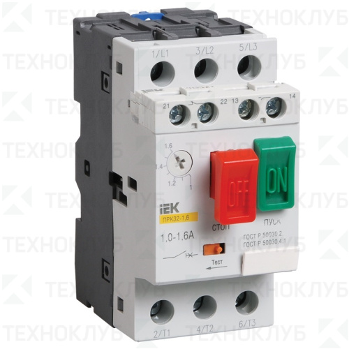 Пускатель с защитой двигателя  9-14A  ПРК32-14  IEK