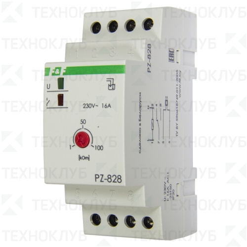 Реле уровня жидкости PZ-828 16А 1P одноуровн. F&F