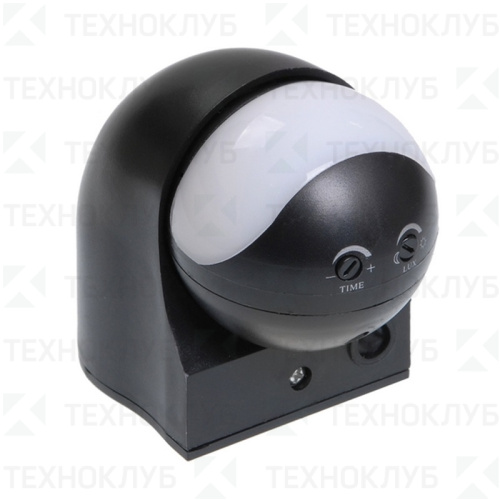 Датчик движ. ДД-010 180*/1100Вт/10м черн IP44 IEK