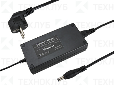 Блок питания 12V/DC 12,5А 150Вт (110-250В/AC) IP43, с DC разъемом 5,5x2,1  Rexant