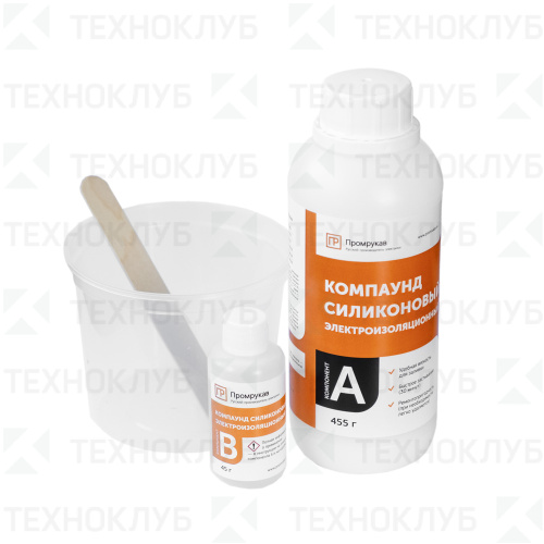 Компаунд силиконовый электроизоляционный в бутылях (500г/уп)  Промрукав