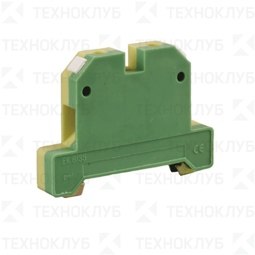 Зажим набор. ЗНИ-35мм2  EK 35/35  "земля"  жел/зел