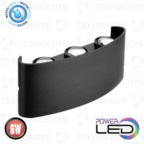 Светильник Парк  6W Proton-6 черный 4200K Horoz