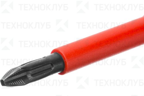 Отвертка-крест Kraftool диэлект. PH № 2-100 мм до 1 кВ