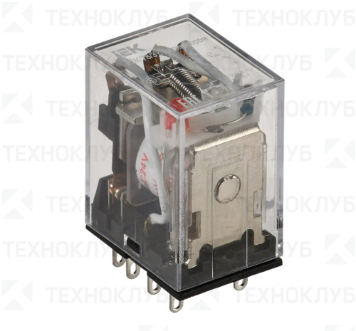 Реле промежуточное 3 контакта  5А  24V DC (РЭК78/3) с индикацией  IEK