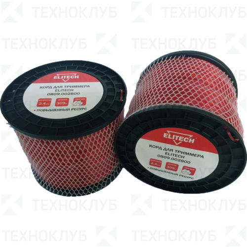 Леска 2,4 мм 309 м звезда ELITECH