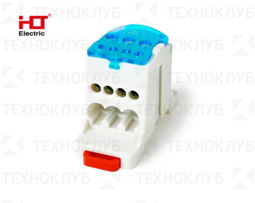 Распред-ный блок РБ- 80 (1х16/4х6+2x16) 80А DIN  HLT