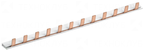 Шина соединительная PIN 1ф 63А (1м 54 группы)  IEK