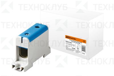 Клемма вводная силовая КВС 16-95мм2 синяя TDM