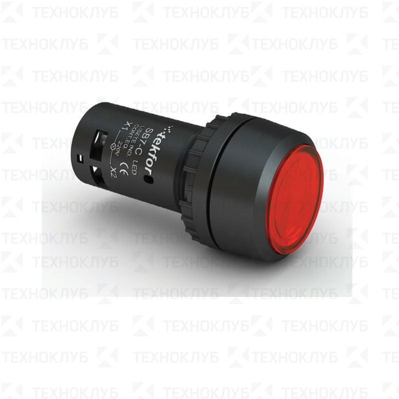 Кнопка SB7-CW3161 1НО белая, без фиксации, LED 230В — купить в интернет ...