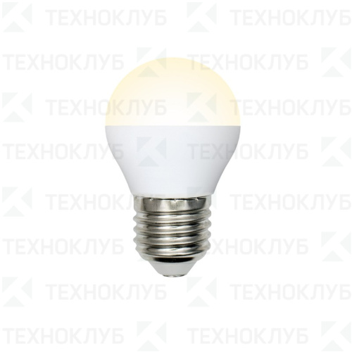Лампа светодиод. E27   7W G45 (шар) 3000K Volpe
