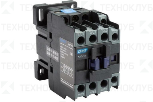 Контактор  18А 380В 1НО+1НЗ NXC-18  CHINT