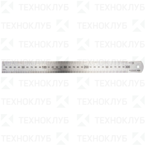 Линейка нержавеющая "ПРОФИ" STAYER 0,30 м