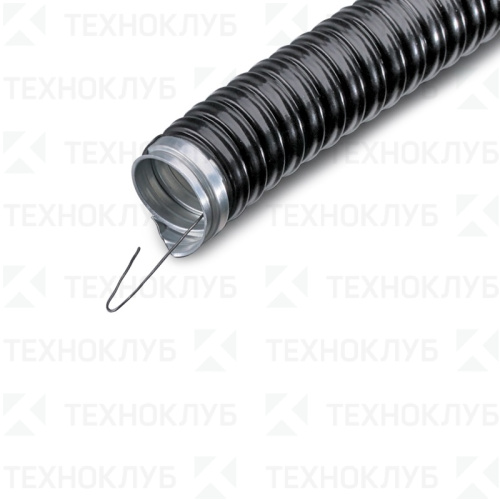 Металлорукав 12 в ПВХ с протяжкой (РЗ-Ц-Пнг-LS) Dн=15,9мм Dвн.=10.9мм Fortisflex