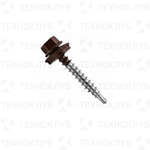 Саморез АРТ 9604 кров. по дереву 4,8х35 /8017/Коричневый шоколад 