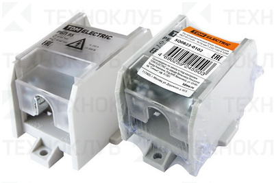 Распред-ный блок проходной РБП- 95 (1х95 - 4х16 мм2) 125/50А TDM