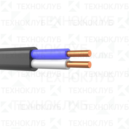 Кабель ВВГнг-ls  2х  1,5  ГОСТ (плоский)  ККЗ