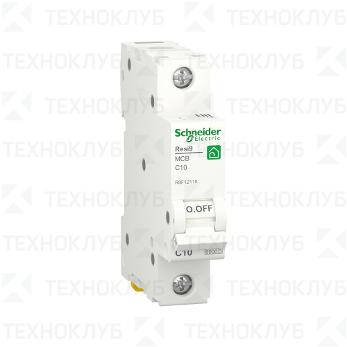 Выключатель автомат. Resi9  1п  10А C 6кА  Schneider Electric