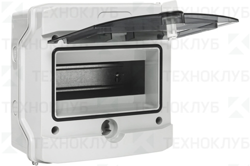 Щит ЩРН пласт.  8м прозр. IP65 210х202х120 Unix65  EKF