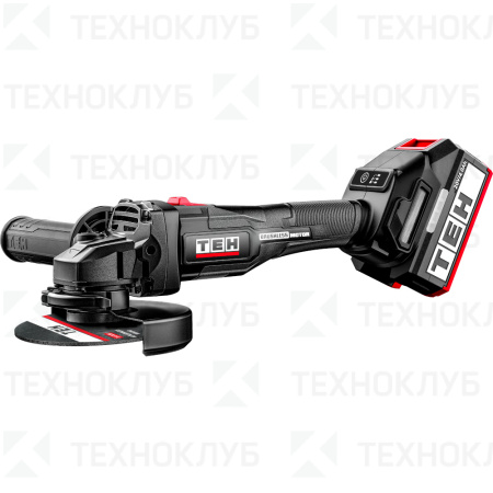 Углошлифмаш. аккум. TEH LG125N-1B  20 V 1*4,0 Ач