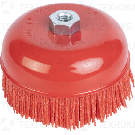 Щетка Elitech для УШМ d  85 мм чашеобр. абразив