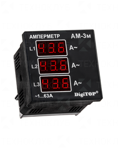 Амперметр АМ-3м 1-63А DigiTOP